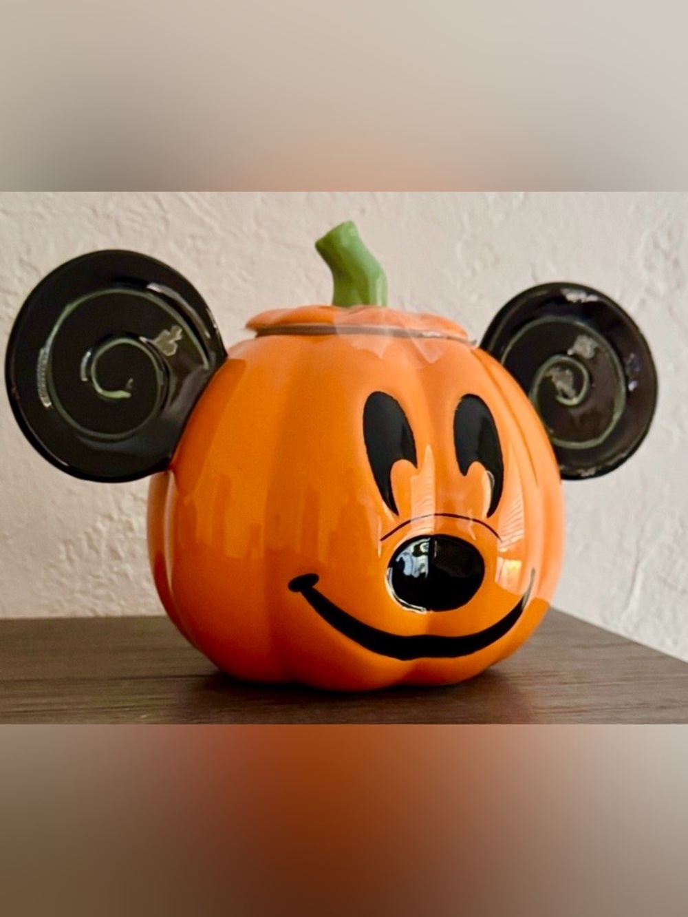 New Disney Halloween Mickey Mouse Pumpkin Canister 🎃✨